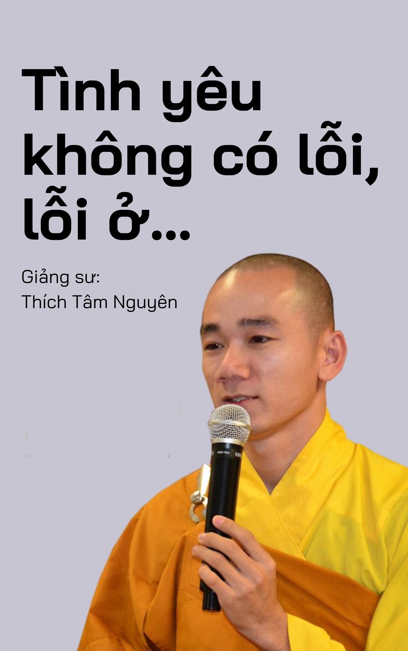 Sách Nói Tình Yêu Không Có Lỗi, Lỗi Ở